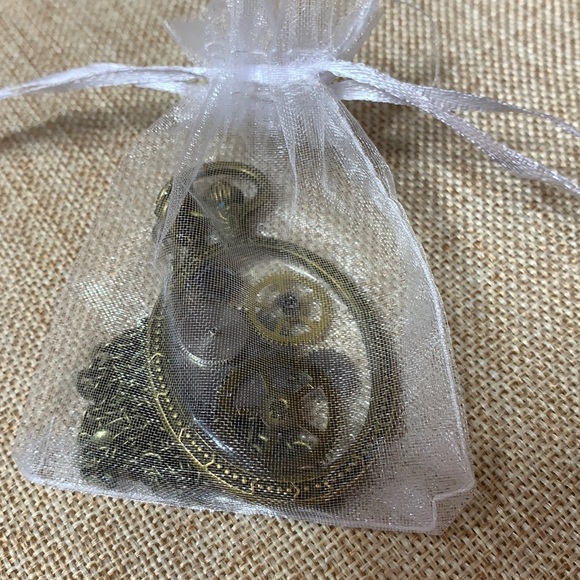 Steampunk Gears necklace One of a kind Handmade - Picture 8 of 8